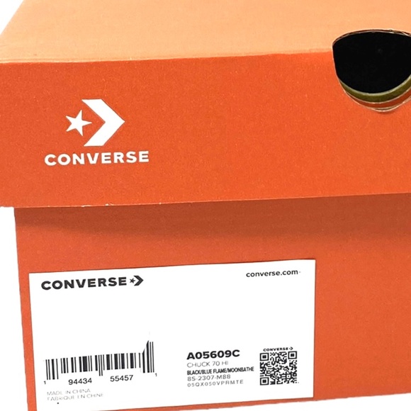 Converse Chuck 70 Pooper High Top Shoes Skate Women Casual Canvas Black A05609C - Picture 9 of 10